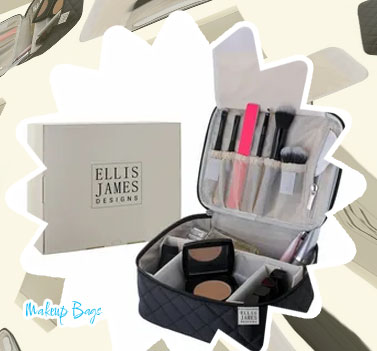 Branded makeup bag