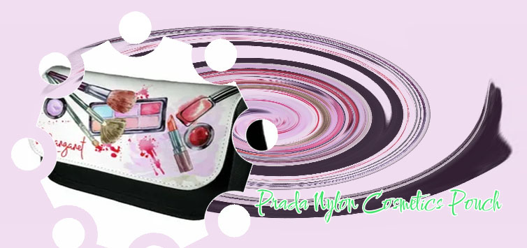 Designer cosmetic pouch