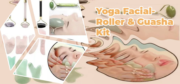 Facial roller gua sha