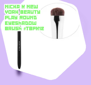 Round eyeshadow brush
