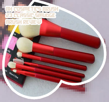 Smudge brush makeup
