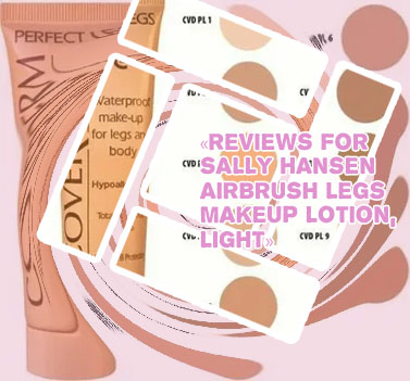 Waterproof body makeup for legs